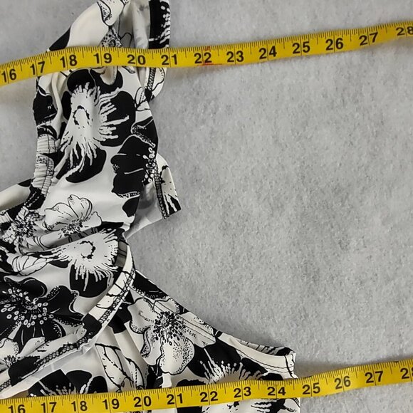 Hybrid & Company Off Shoulder High Waist Romper Wide Leg Jumper Size 3X (NWT) - Picture 10 of 12